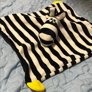 Striped Black and White Zebra Plush Toy